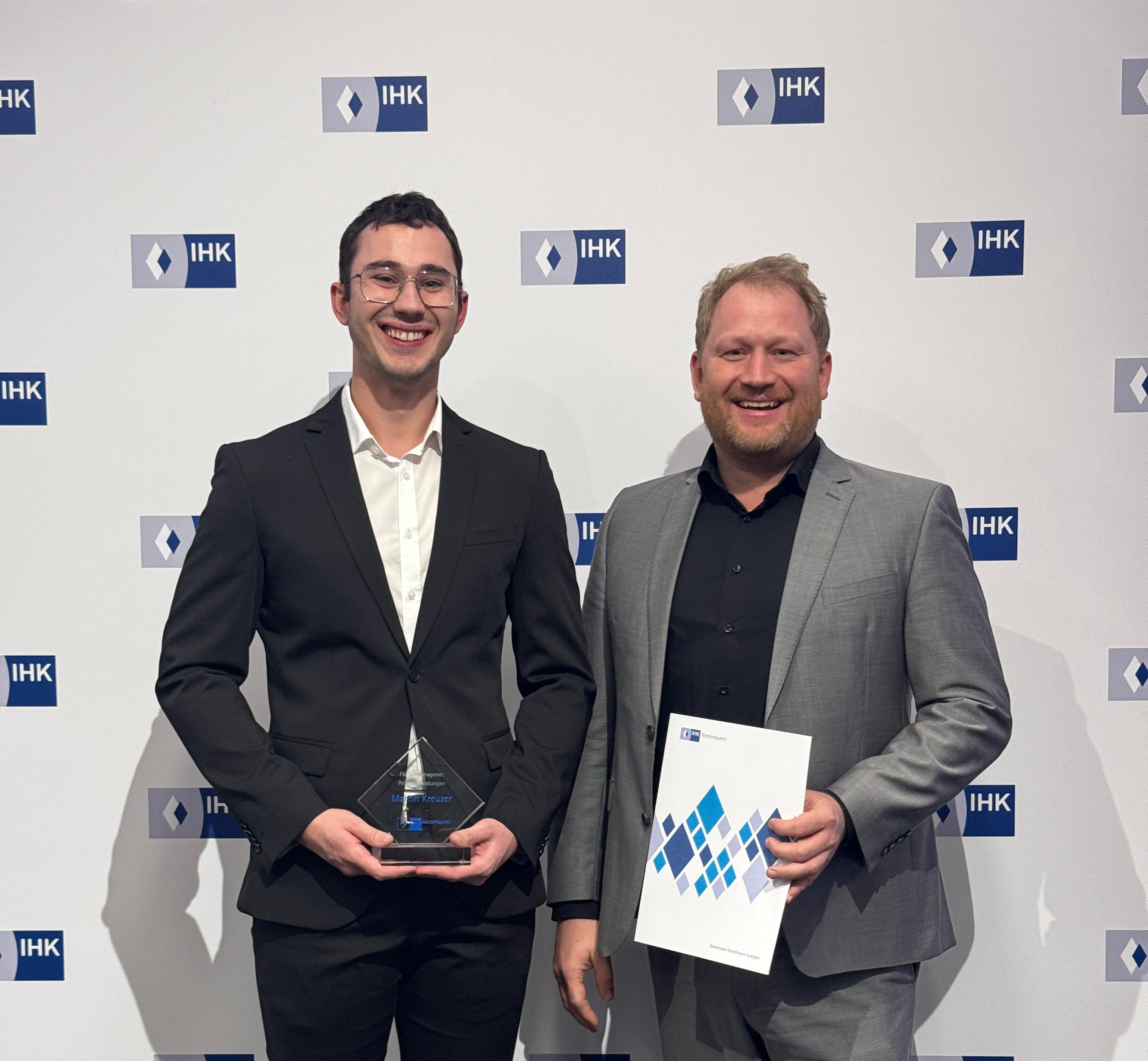 IHK-Ehrung in Passau: Martin Kreuzer und Michael Schurm