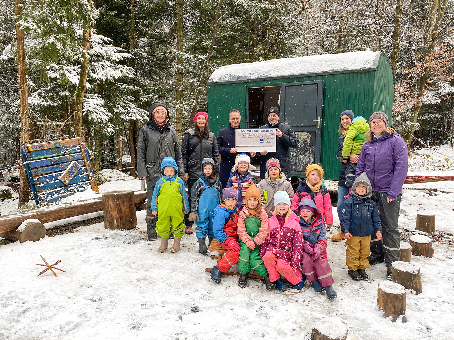 Donation to Tiefenbach Forest Kindergarten